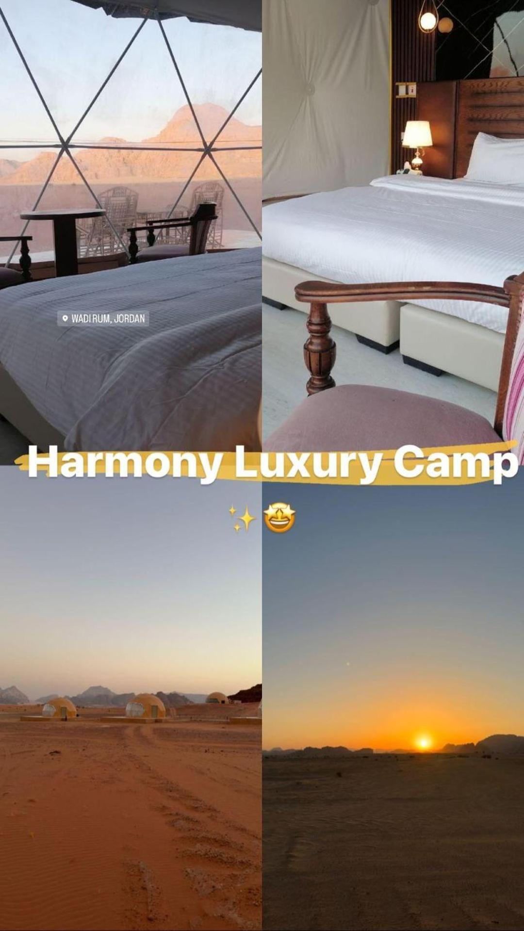 Harmony Luxury Camp Hotel Wadi Rum Exterior foto